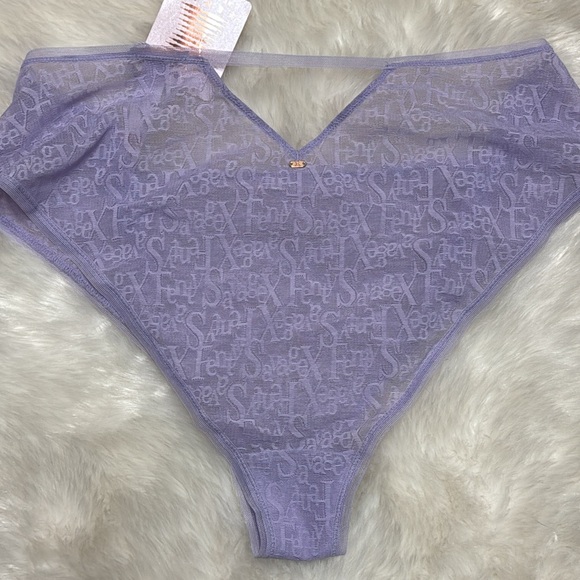 Savage x Fenty SIGNATURE SCRIPT CHEEKY PANTY🌸 - Picture 5 of 7